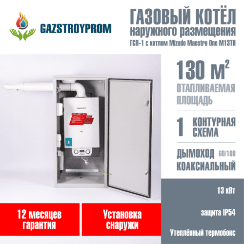 Mizudo Maestro One M13TH, одноконтурный, 13 кВт