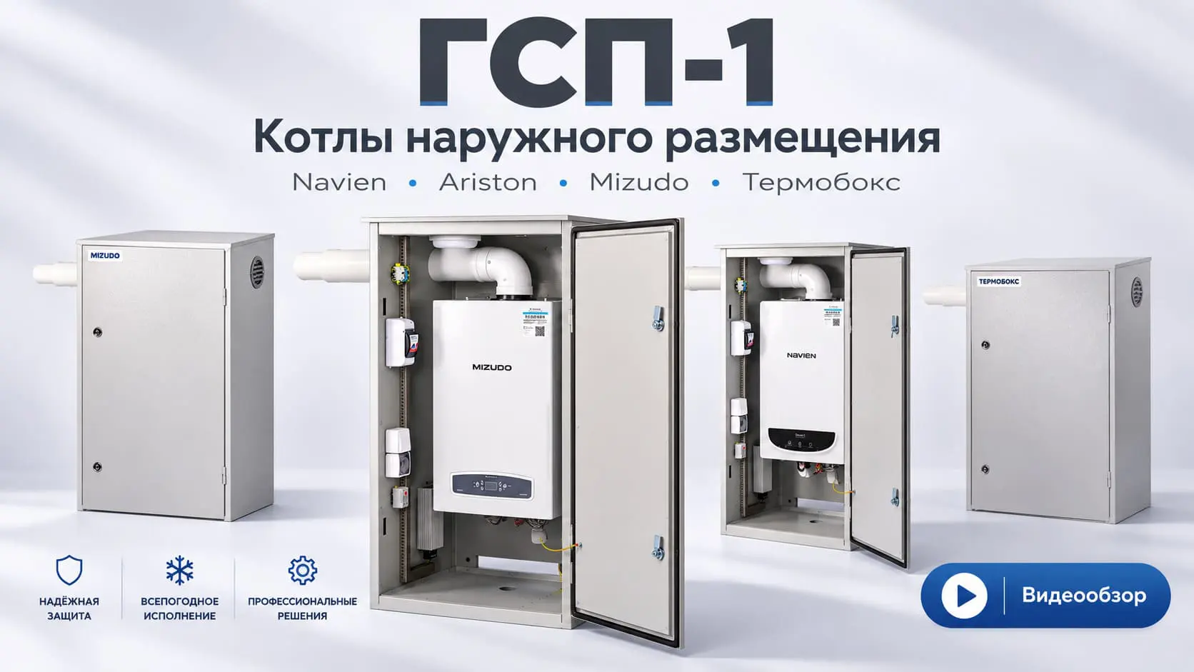 Котельная снаружи дома — всё внутри ГСП-1